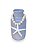 Vaso Decorativo Cinza com Colar de Estrela - Imagem 2