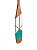 Remo Decorativo Turquesa 130 cm Decoração de Parede em madeira - Imagem 3