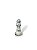 Enfeite Farol Azul Pátina 12 cm Decoração Náutica de Mesa - Imagem 1