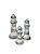 Enfeite Farol Azul Pátina 12 cm Decoração Náutica de Mesa - Imagem 2
