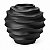 Vaso Ondas Decorativo Preto Médio em Cerâmica - Imagem 2