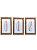 Kit 3 Quadros Prancha Branca Decoração Náutica Praia Surf - Imagem 3
