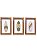 Kit 3 Quadros Prancha Verde Decoração Náutica de Parede - Imagem 2