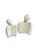 Enfeite Decorativo Estátuas Casal Off-White em Cerâmica - Imagem 5