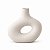 Vaso Boho Vazado Decorativo Off-white Médio em Cerâmica - Imagem 2