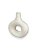 Vaso Boho Vazado Decorativo Off-white Médio em Cerâmica - Imagem 2