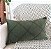 Almofada Drapeada Verde Suede 30x50 cm - Imagem 1
