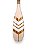 Remo Decorativo Bege 55 cm Decoração de Parede em Madeira Pinus - Imagem 4