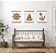 Kit 3 Quadros Náuticos Timão, Âncora e Veleiro em Madeira Decoração Náutica Praia - Imagem 1
