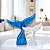 Enfeite Cauda de Baleia Azul Marinho 25 cm Decoração Náutica de Mesa - Imagem 1