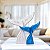 Enfeite Cauda de Baleia Azul Marinho 18 cm Decoração Náutica de Mesa - Imagem 1