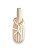 Vaso Decorativo Garrafa Riscada Off-White com Colar de Estrela - Imagem 2