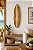 Prancha Náutica Madeira e Branco 100cm Decoração de Praia - Imagem 1