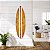 Prancha Náutica Madeira e Branco 100cm Decoração de Praia - Imagem 1