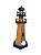 Farol Decorativo Azul Marinho em Madeira Enfeite Casa de Praia - Imagem 3