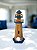 Farol Decorativo Azul Marinho em Madeira Enfeite Casa de Praia - Imagem 1