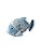 Enfeite Peixe de Mesa Azul Claro Médio Decoração Náutica - Imagem 2