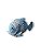 Enfeite Peixe de Mesa Azul Claro Pequeno Decoração Náutica - Imagem 2