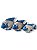 Enfeite Peixe de Mesa Azul Escuro Pequeno Decoração Náutica - Imagem 4
