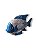 Enfeite Peixe de Mesa Azul Escuro Médio Decoração Náutica - Imagem 2