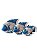 Enfeite Peixe de Mesa Azul Escuro Grande Decoração Náutica - Imagem 3