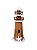 Farol Decorativo Branco em Madeira Estrela Enfeite Náutico Praia - Imagem 3