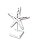 Enfeite Pedestal Estrela do Mar Rústica Branca em Madeira 27x18x9 - Imagem 5