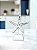 Enfeite Pedestal Estrela do Mar Rústica Branca em Madeira 27x18x9 - Imagem 1