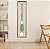 Quadro em Linho com Remo Branco, Verde Claro e Verde Musgo em Madeira 140x35 - Imagem 1
