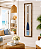 Quadro em Linho com Remo Azul com Listras Brancas em Madeira 140x35 - Imagem 1