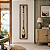Quadro em Linho com Remo Preto, Verde e Branco em Madeira 140x35 - Imagem 1