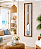 Quadro em Linho com Remo Azul Claro e Branco em Madeira 140x35 - Imagem 1