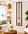 Quadro em Linho com Remo Verde, Bege e Branco em Madeira 140x35 - Imagem 1