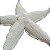 Enfeite Estrela do Mar Branca em Cerâmica 28x29x4 - Imagem 5