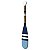 Remo Decorativo Ponta Azul Claro 55 cm em Madeira Pinus - Imagem 5