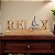 Enfeite Palavra Relax em Madeira 15,5x38x7 cm - Imagem 1
