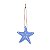 Penduricalho Estrela Azul em Madeira 18x8,5x1 cm - Imagem 2