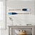 Kit 2 Remos Decorativos Ponta Branca e Azul 130 cm Decoração Náutica Praia - Imagem 5