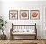 Kit com 3 Quadros Coral, Estrela e Concha 45x45 em Madeira - Imagem 1