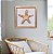 Kit com 2 Quadros Concha e Estrela 45x45 em Madeira - Imagem 2