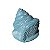 Enfeite Concha Búzio Azul Claro em Cerâmica 8x10x9,5 cm - Imagem 2