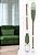 Kit 2 Remos Decorativos Ponta Branca e Verde 130 cm Decoração Náutica Praia - Imagem 1