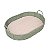 Bandeja Verde Oval em Palha com Base em Madeira 46 cm - Imagem 3