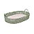 Bandeja Verde Oval em Palha com Base em Madeira 46 cm - Imagem 2