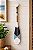 Remo Decorativo Azul Marinho, Azul Claro e Ponta Branca 55 cm em Madeira - Imagem 1