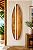 Prancha Náutica Madeira e Branco 130cm Decoração de Praia - Imagem 1