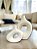 Kit 2 Vasos Boho Vazados Decorativos Off-White em Cerâmica - Imagem 1