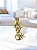 Enfeite Decorativo Coral Dourado em Cerâmica 18,5x20x5,5 Decoração náutica - Imagem 3