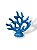 Enfeite Decorativo Coral Azul Marinho em Cerâmica 18,5x20x5,5 Decoração náutica - Imagem 5