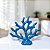 Enfeite Decorativo Coral Azul Marinho em Cerâmica 18,5x20x5,5 Decoração náutica - Imagem 1